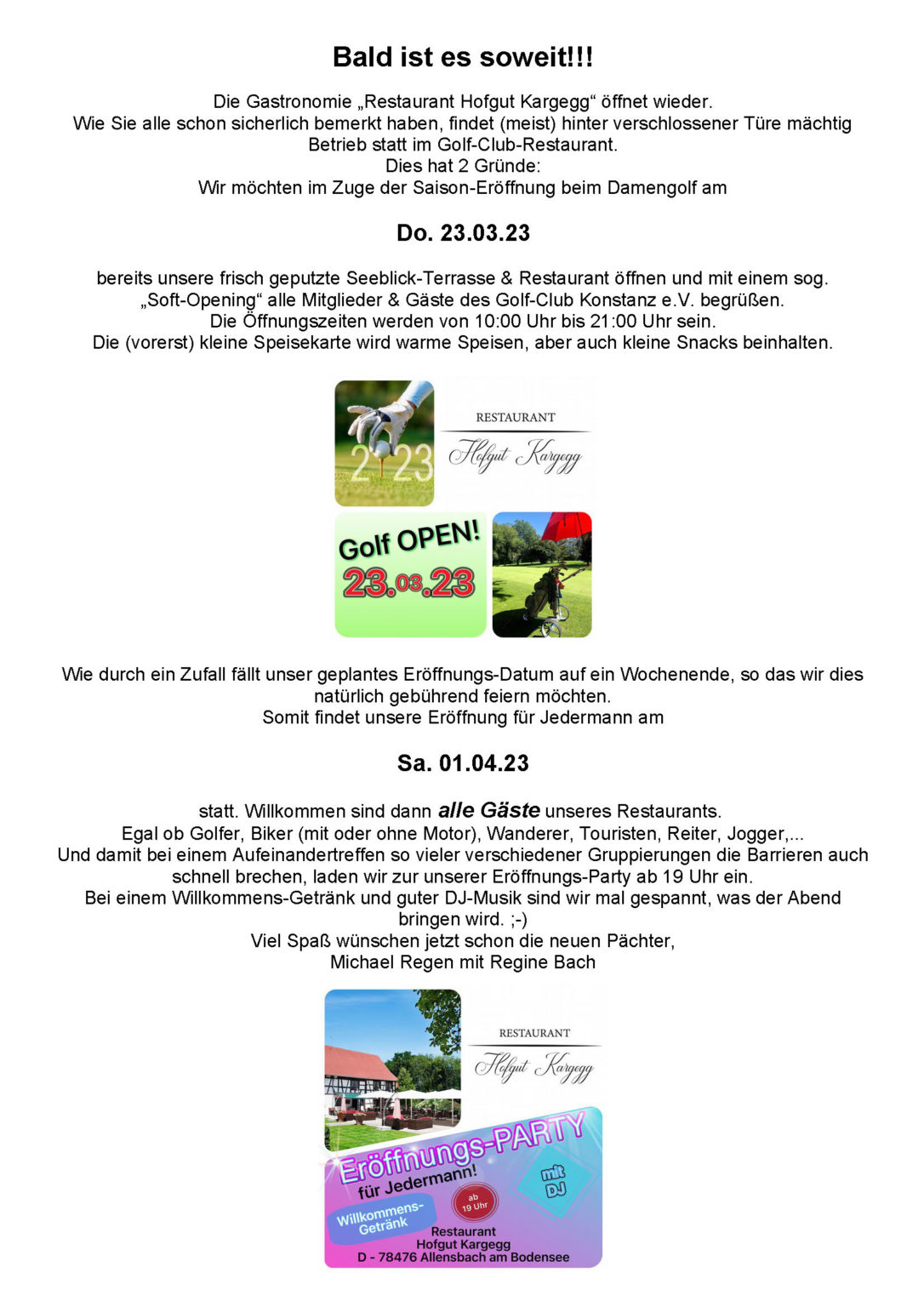 Restaurant Eröffnung Konstanz e.V.