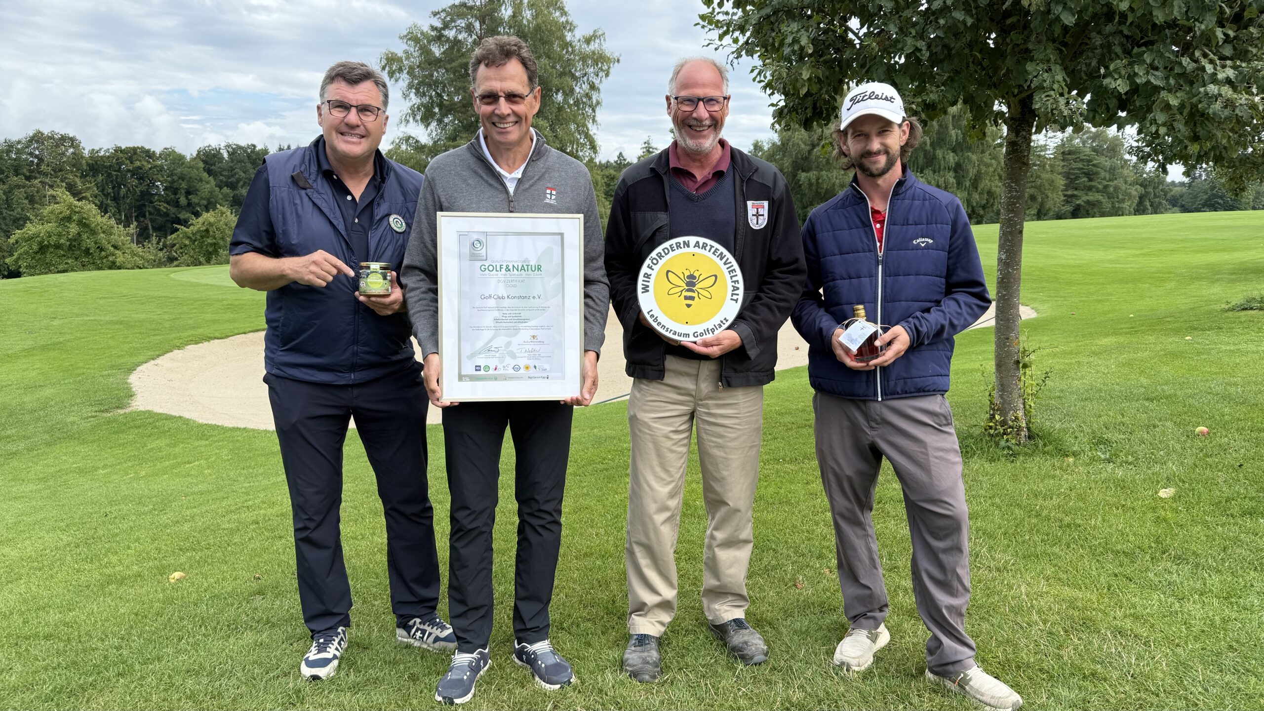 Golf und Natur – Gold Rezertifizierung gelungen