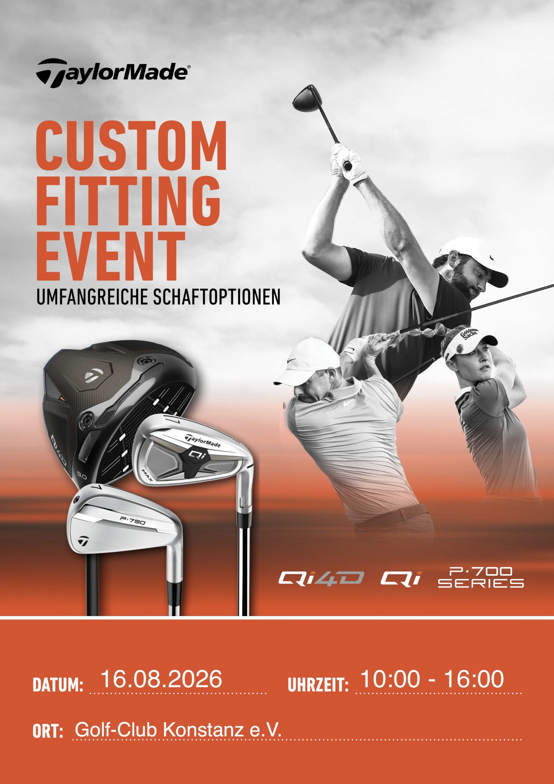 TaylorMade Custom Fitting Event